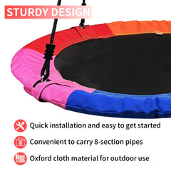 Xapigo adjustable straps enable quick, secure hanging from trees or beams.