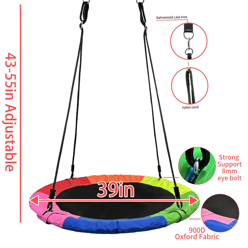Xapigo durable swing with simple, tool-free easy assembly.