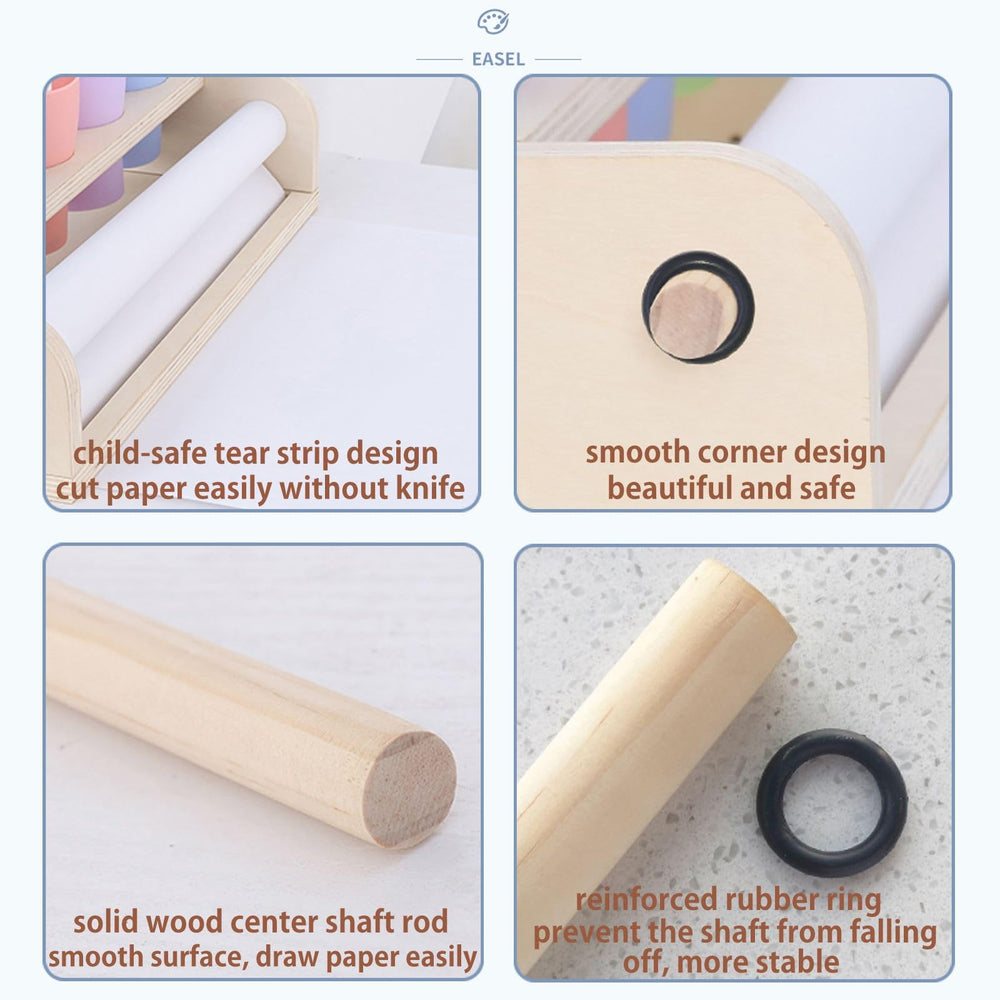 XDONEF pencil cups organizer keeps art tools neatly within easy reach.