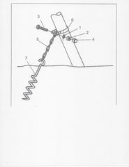 Compatibility view showing works with 2-inch tubing swing sets