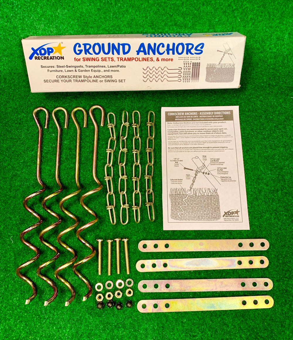 XDP Recreation hardware and anchors for quick DIY installation