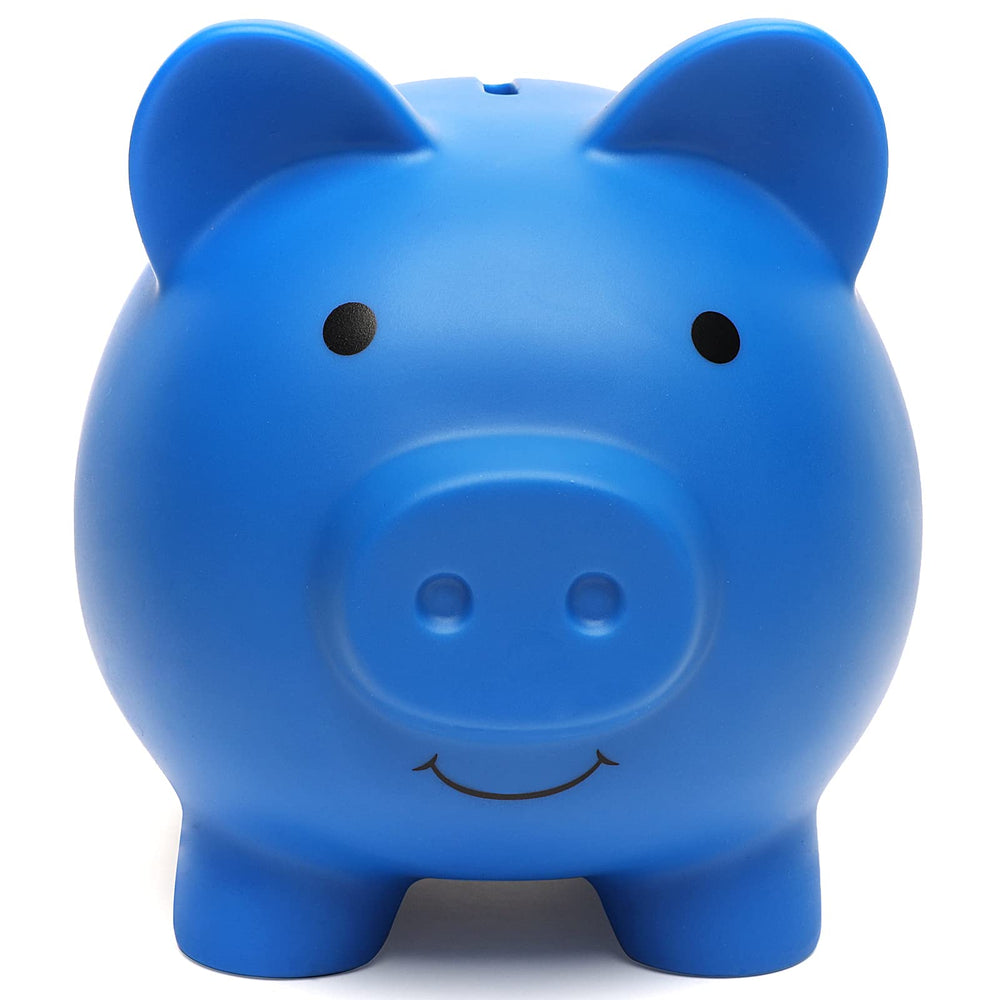 XDRELEC piggy bank top coin slot close-up shows easy deposits