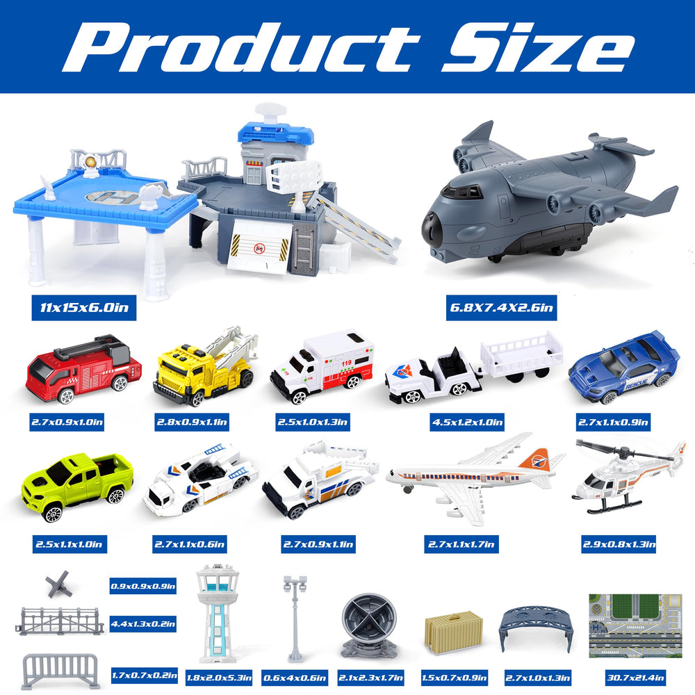 XDUOYJOY airplane toy set aircraft collection boosts storytelling and role play