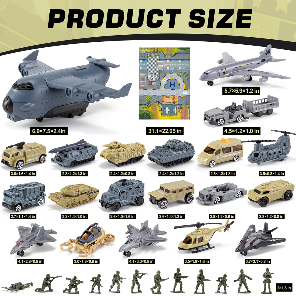 XDUOYJOY detailed tanks and trucks support strategic play and motor skills.