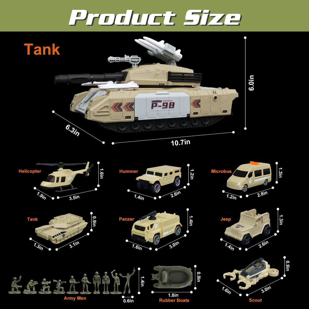 XDUOYJOY mini soldiers figures for storytelling and pretend play