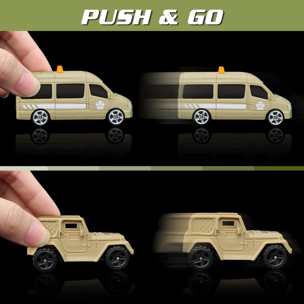 XDUOYJOY realistic tank details like movable gun and opening covers for detailed play