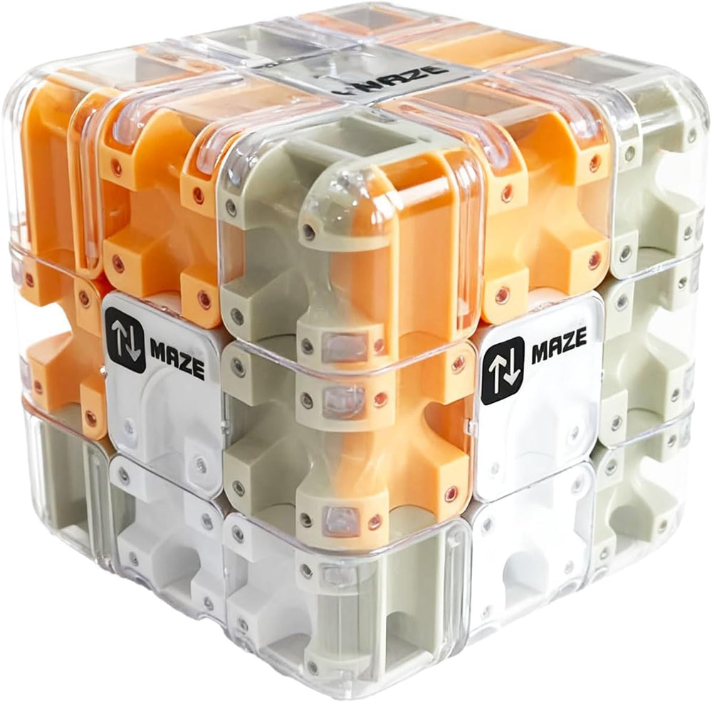 XDWCUFQ large labyrinth 3D puzzles maze cube showing tilt action for focus and reasoning.