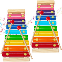 Xeehwb wooden xylophone with eight keys for early rhythm exploration