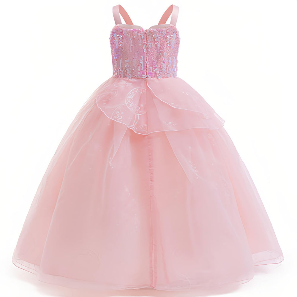 Xefenki Good Witch Glinda crown and wand set enhances pretend princess moments.