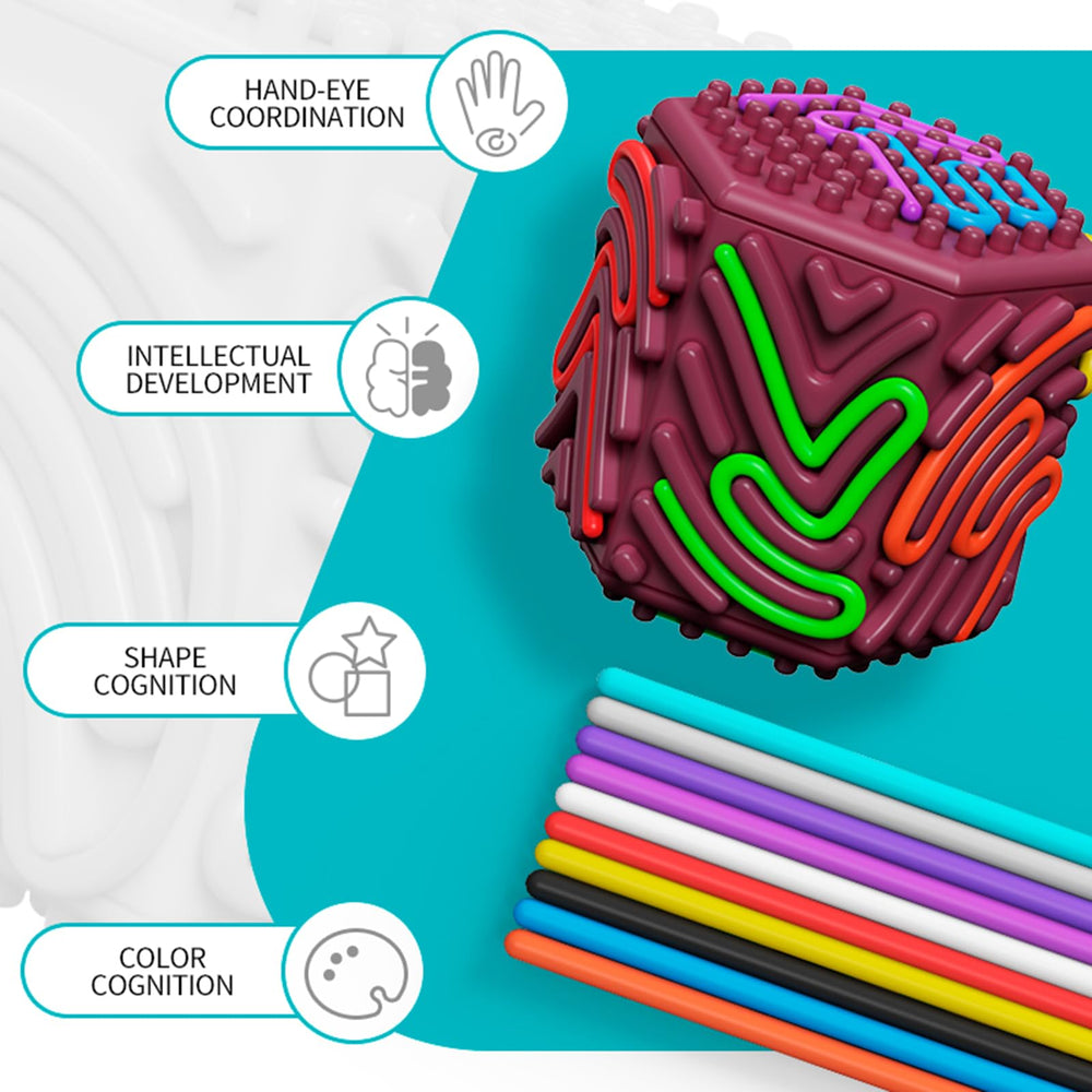 Xesakesi durable silicone cube with safety certification and seamless edges.