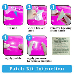 XFlated repair patch kit to extend pool play