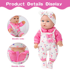 XFEYUE doll with long eyelashes enhances lifelike charm