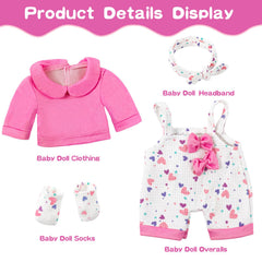 XFEYUE ready-to-gift 12-inch doll makes a charming holiday present