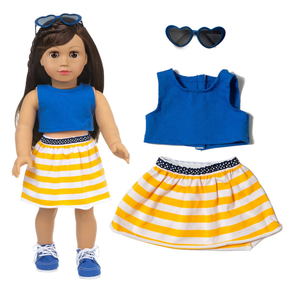 XFEYUE plastic flowers add charming doll accessory details.