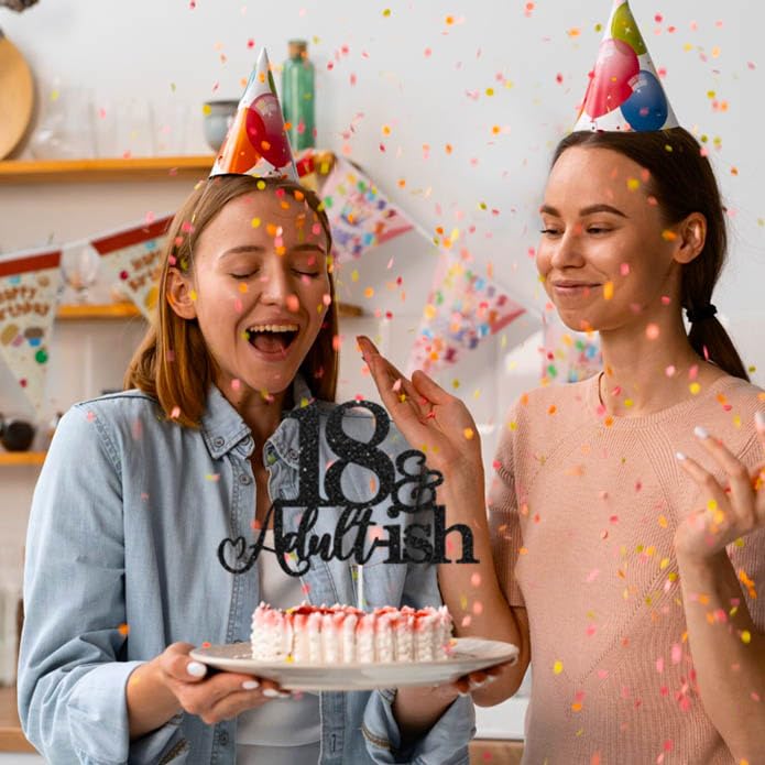 XGXHZYLC 18th birthday topper for boys stands out on cake layers