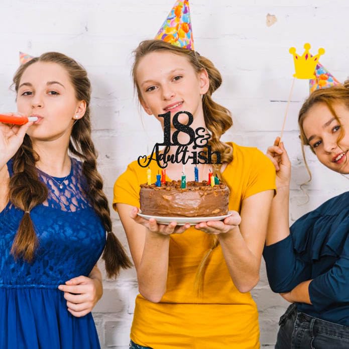 XGXHZYLC 18th birthday topper for girls adds charm to celebrations