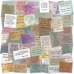 XGXHZYLC Bible Verse Stickers with typewriter quotes for journaling inspiration.