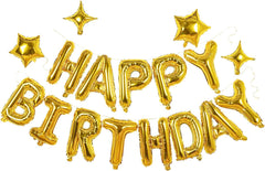 xiangsushijie gold happy birthday banner for bright wall decor at parties
