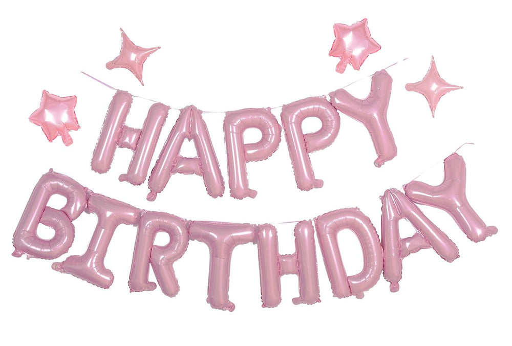 xiangsushijie packaging content view for complete birthday decor kit.