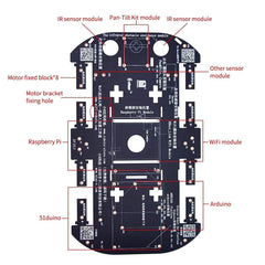 XiaoR Geek Robot Chassis 4WD wheel detail emphasizes grip and durability