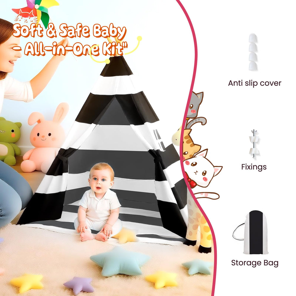 Xiaowantong teepee tent ideal for sleepovers and parties