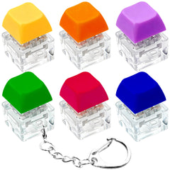 XiawaLangzhuo 6-pack keyboard fidget toy front view, great for desk stress relief at work.