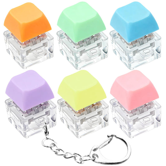 XiawaLangzhuo 6-pack keyboard fidget toy in six colors for sharing