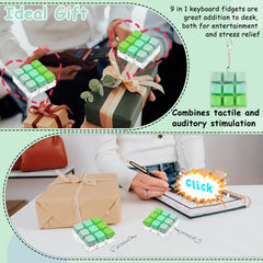 XiawaLangzhuo green 9-in-1 keypad highlighting compact design