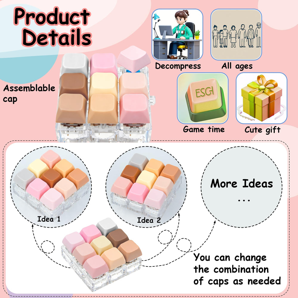 XiawaLangzhuo compact desk stress-relief toy, easy to carry anywhere.