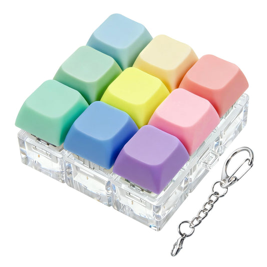 XiawaLangzhuo keyboard fidget 9in1 colorful keys for focused work.