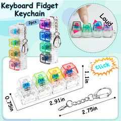 XiawaLangzhuo keyboard fidget clicker detail with crisp tactile feedback