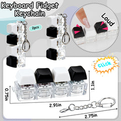 XiawaLangzhuo keyboard fidget toy in black, satisfying tactile feedback