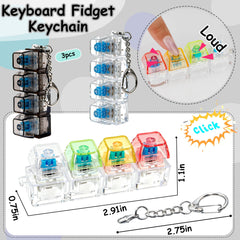 XiawaLangzhuo keyboard fidget button close-up showing tactile feedback for focus
