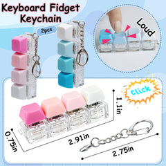 Close-up of XiawaLangzhuo keyboard fidget button showing tactile feedback.