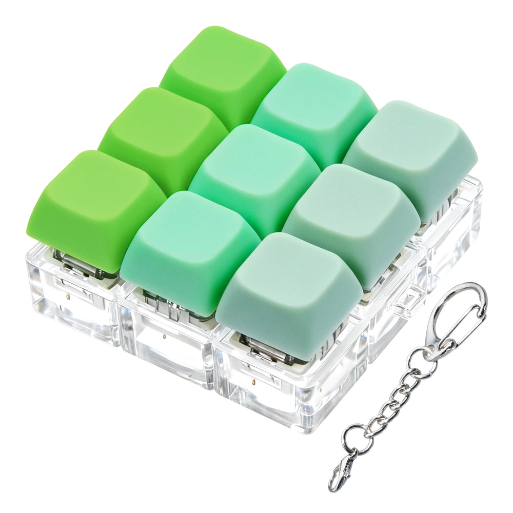 XiawaLangzhuo green keyboard fidget toy press action for quick focus