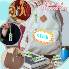 XiawaLangzhuo keyboard fidget toy on purse for portable stress relief