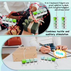 XiawaLangzhuo keyboard fidget toy with keychain ideal for bags and desks