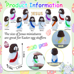 XiawaLangzhuo pocket-size Jesus toy, perfect for Easter egg hunts and reminders