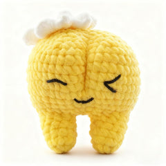 XIBIGEYE crochet booty plush close-up showing soft cuddle texture