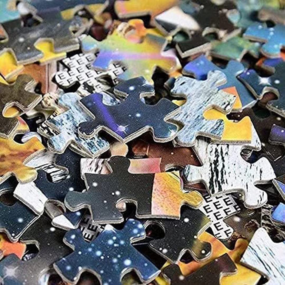 Xiddxu F-51D wooden puzzle assembly scene supports focused, relaxing play.