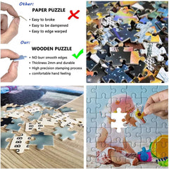 Xiddxu premium wooden puzzle deluxe packaging makes a thoughtful gift.