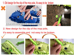 Xifando Kid's Housekeeping Duster Brush detail with bee shape.