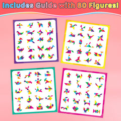 Ximoeo tangram puzzle pouch set; organizes pieces for easy classroom gifting.