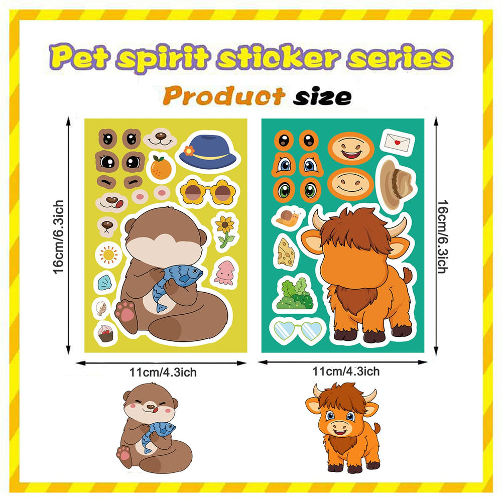 XINCOOL tiger sticker for kids' gear and playful mixing