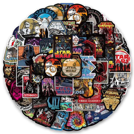 XINGXIANGUS Star Wars stickers for laptops with durable waterproof vinyl prints.