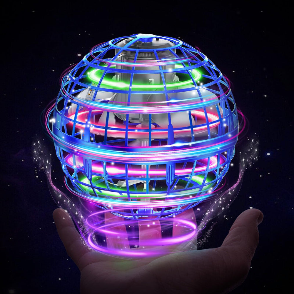 XINHOME Flying Ball Orb Blue Globe for portable outdoor play and quick setup.