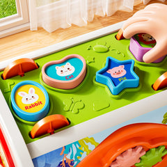 XINNOVEL shape sorting supports color and shape recognition with practical sorting tasks.
