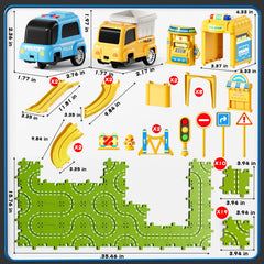 XINNOVEL abs-plastic construction delivers durable, safe toy play for hours