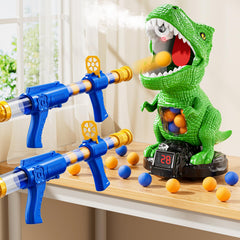 XINNOVEL dinosaur shooting game front view for indoor play and family fun.
