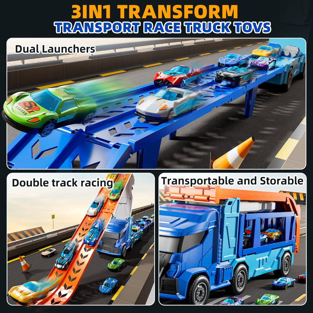 XINNOVEL includes 12 die-cast racing cars for varied play sessions